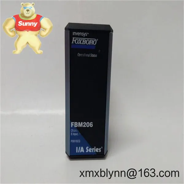 Foxboro FBM206 P0916CQ Pulse Input Module – Reliable Pulse and Totalizer Input for I/A Series 200 Series Systems