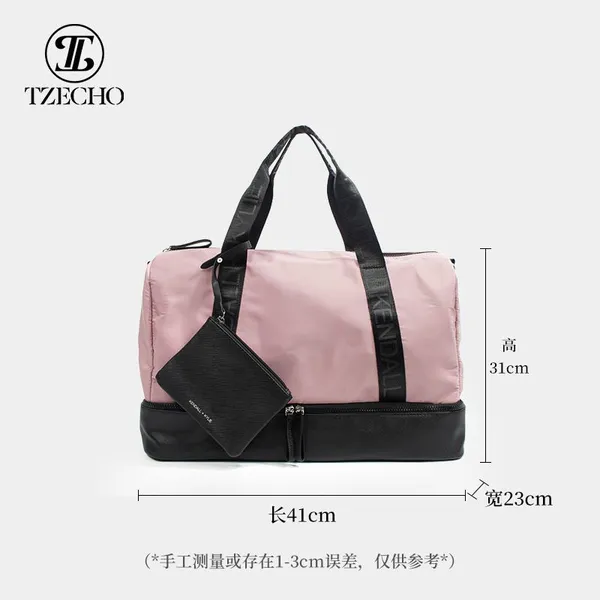 Wholesale Gym Bag for Women Men Kids Sport Duffel Bag With Toiletry Bags Waterproof Travel Weekender Overnight Carry on Bag for Yoga Sports photo-3