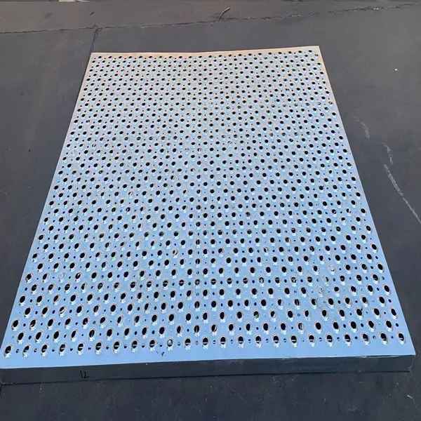 Anti-slip Perforated Mesh Pattern Plate, With Alligator Mouth Holes, Suitable for Pedestrian Walkways, Cutting and Bending Services Available photo-5