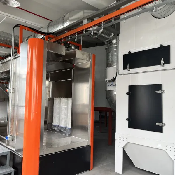 PLC Controlled Automated Bumper Powder Coating Production Line for Automotive Parts