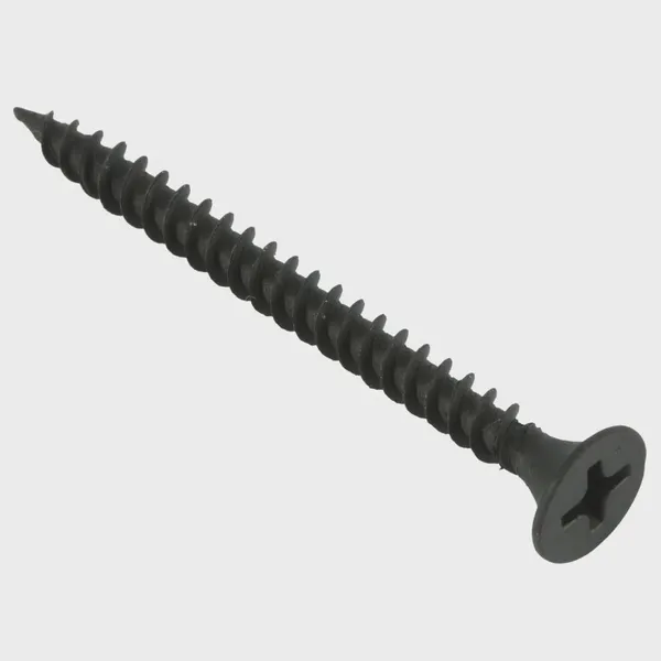Black Phosphate Drywall Screws With Sharp Point, 13mm-100mm Full Sizes, for Fast Penetration and No Snapping. photo-3