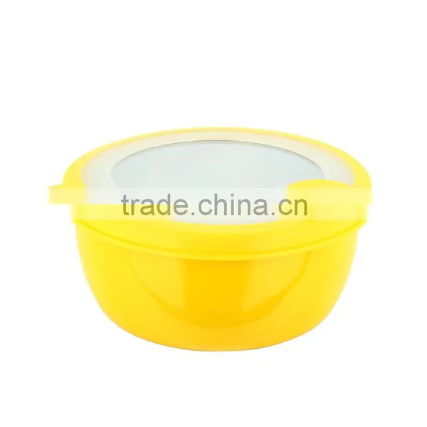Caitang Factory Stainless Steel 3pcs Salad Bowl Set Food Serving Bowl Set With Lid photo-6