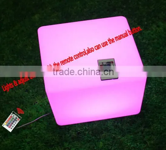 12"Solar LED Light Decotative Cube With Remote Control YXF-3030S photo-6