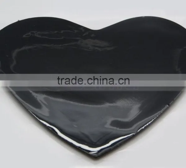 Black Color, Magic PU Gel Material Heart Shape Sticky Pad photo-4