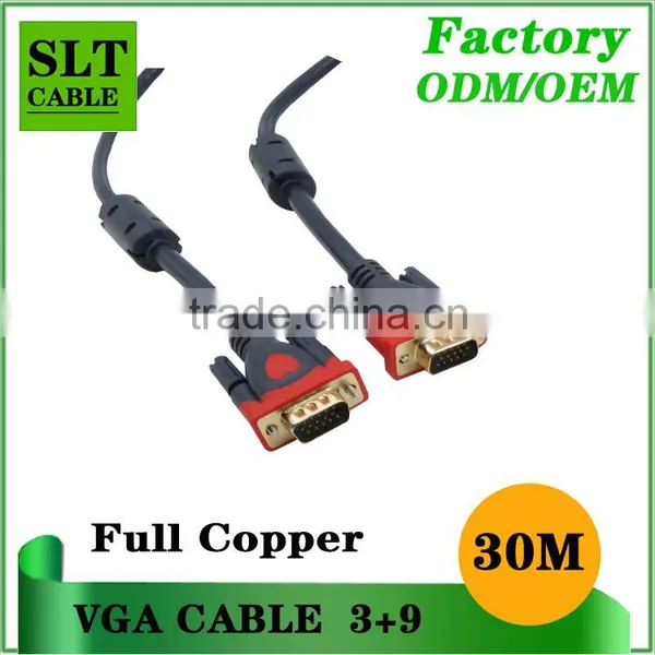 Double Shielded High Quality Vga Cable 30m Full Copper 15pin 3+9 Vga Cable for Multimedia photo-2