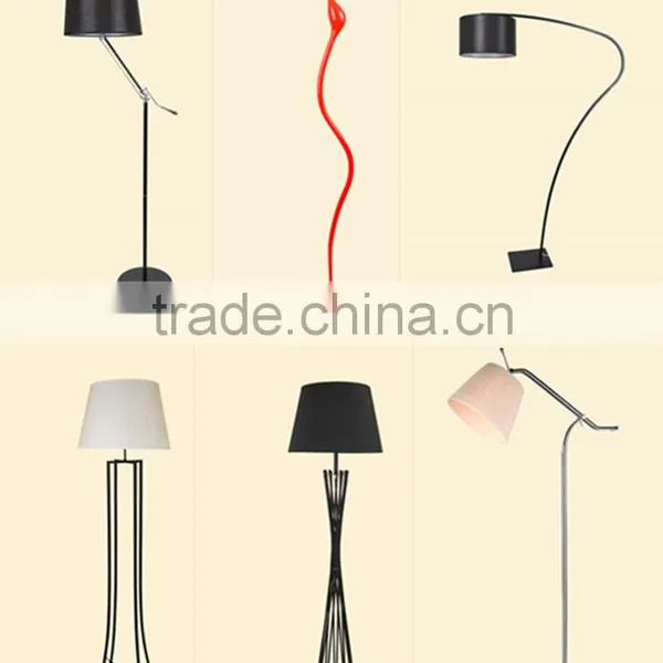 hotel project lighting modern standing floor lamps fabric shade floor light metal floor light hotel lighting