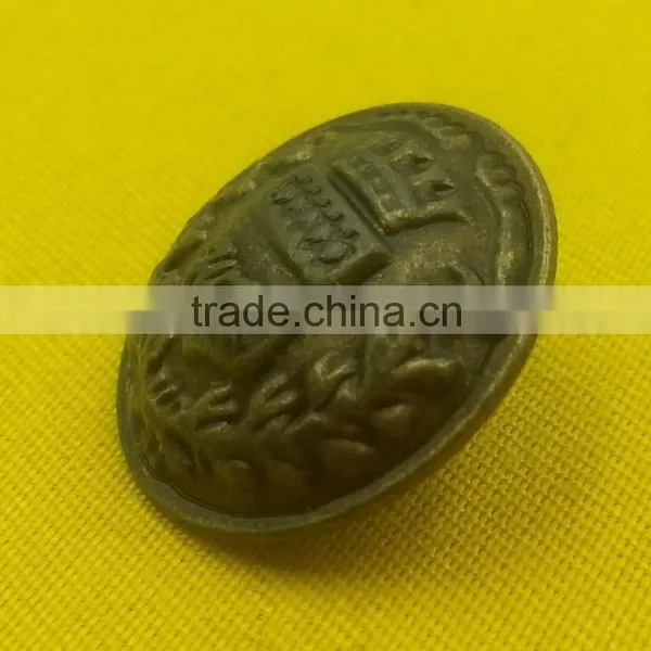 Metal Shank Button in Oxy Brass Color --- MJ1120 photo-4