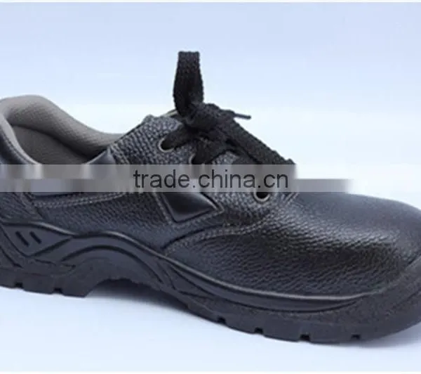 PU Injection Sole Safety Shoes Steel Top Cap Steel Plate Work Shoes 9017 photo-2