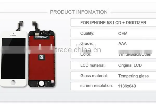 Factory Bulkly Supply for Iphone 5s Touch, for Iphone 5s Screen, for Iphone 5s Touch Screen Digitizer photo-4