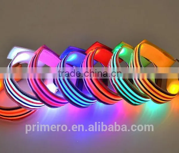 Wholesale FPC LED Flashing Reflective Webbing DIY For Bicycle Riding Sport Bangle photo-5