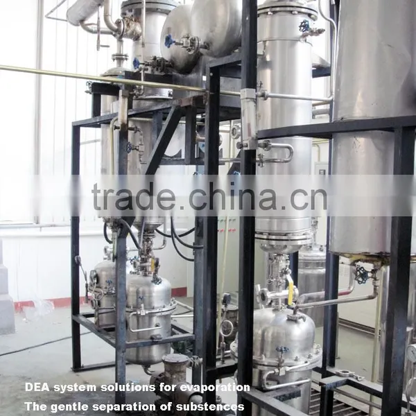 Pilot Wiped Film Evaporator for Fatty Acid DEA-BML-20 Quality Choice