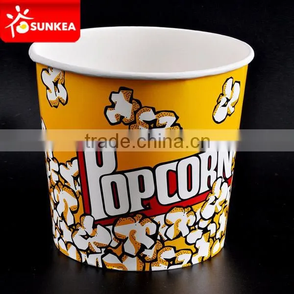 Movie Theatre Style Cheerful Paper Popcorn Cup, Popcorn Bucket photo-4