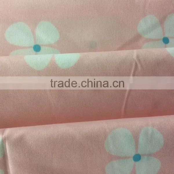 75D*150D 100%polyester Printed Fabric for Home Textile and Beddings
