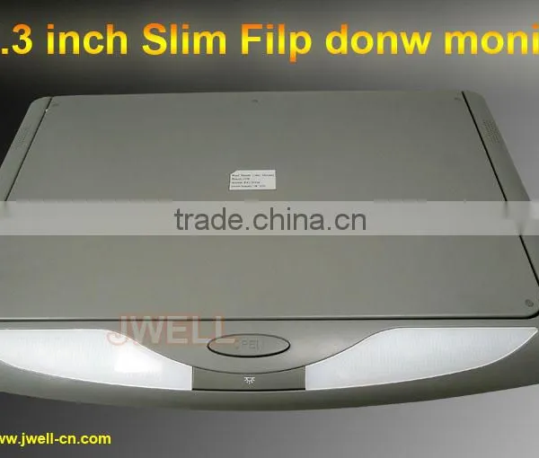 Super Slim 17.3 Inch High Definition TFT LCD Flip Down Car Monitor photo-3