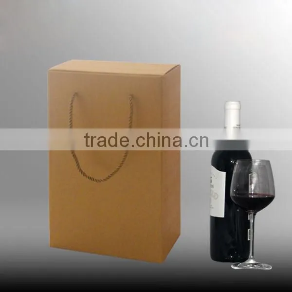 2015 High Quality Hot Sale Safe Attractive Wine Box With Printing Red Wine Box photo-2