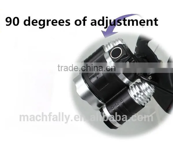 2015 Lastest Rechargeable 3LED Head Torch With 4 Modes Outdoor Lighting 3T6 LED Headlamp photo-6
