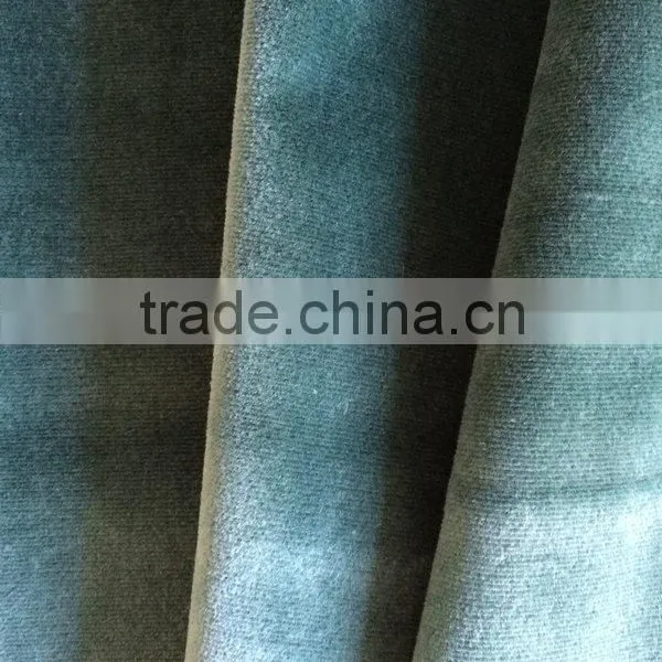 Rayon Cotton Material Plain Woven Velvet Fabric for Sofa Cover
