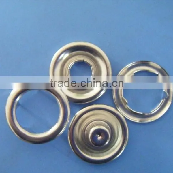 Brass fashion ring snap button