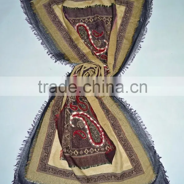 Beaded Wool Sequin Shawls