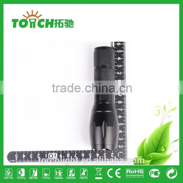 LED Flashlight Rechargeable Super Waterproof 10W Cre e XML-T6 Flashlight Zoomable With SOS Torch Light -8060 photo-4