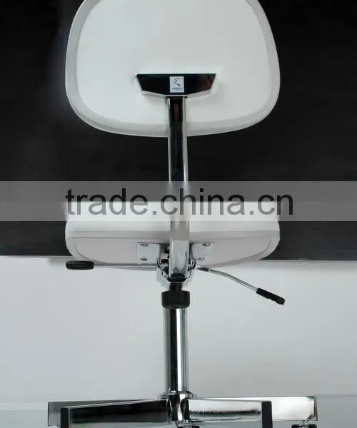 Adjustable Leather Lab Stool Chair photo-2