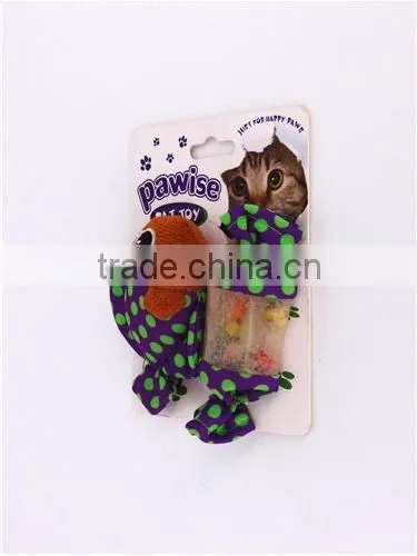 Promotional Best Quality Fish & Candy Shaped Cat Toy Treat Ball With Ring Bell Inside photo-2