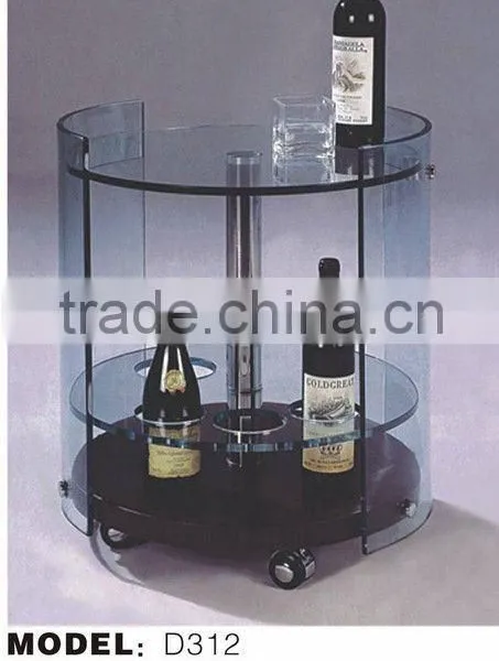 PG-PK-D312 Most Popular Modern Tempering Glass Corner Table