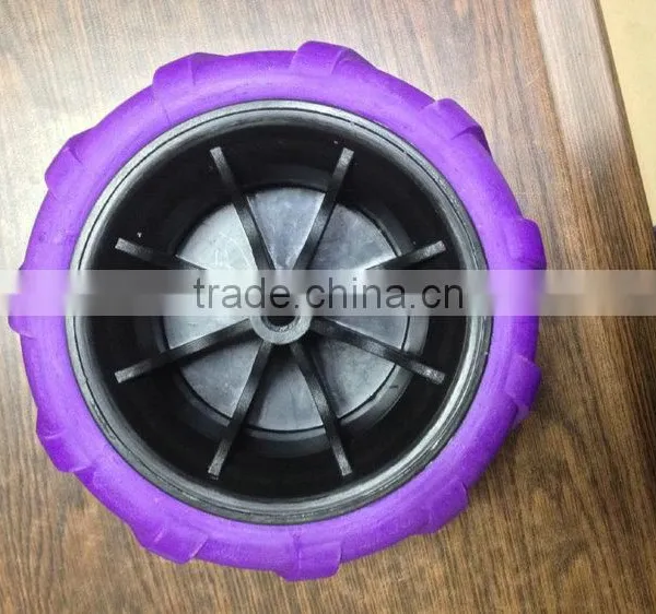 Contemporary Promotional Solid 10"x350-4 pu Foam Wheel photo-3