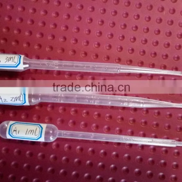 Disposable Plastic Pasteur Pipette 0.5ml, 1ml, 2ml, 3ml, 5ml ,10ml for Laboratory and Medical With CE ,ISO13485 Certification photo-3