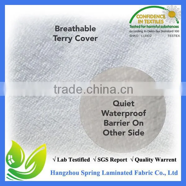 Luxury Safe Sleeping Anti-bacterial Waterproof Fitted Sheet Style Mattress Protector Supplier's Choice photo-3