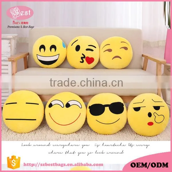 Short Floss Plush Emoji Cushion Manufacturer photo-3