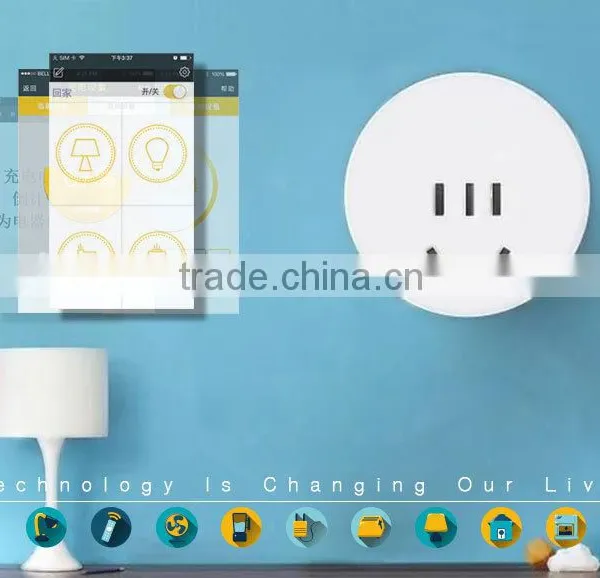 220V 10A wifi power socket for smart home automation system with wifi socket plug EU US AU UK type