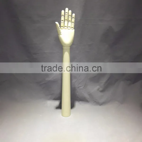 Light Hand Plastic Long Hand Female Wooden Hand Display Heavy Bottom Hand photo-2