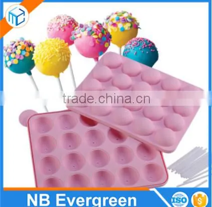 Colorful and Popular Silicone Cake Pop Maker ,chocolate Lollipop Candy Mold photo-2