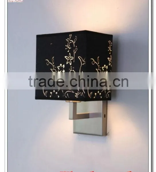 Contemporary Wall Sconce With Fabric Shade MB916-FB