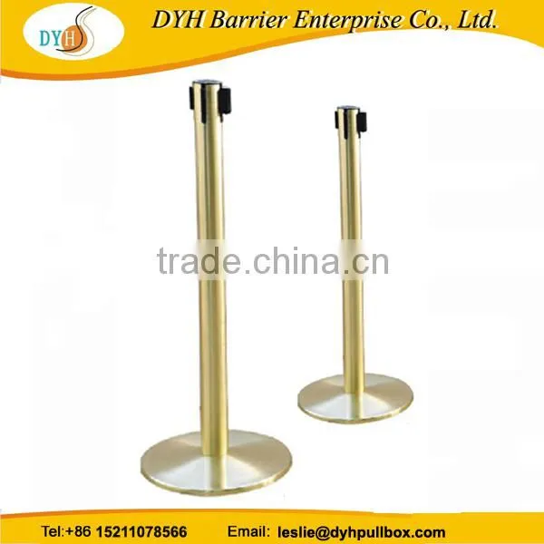 Gold Stanchion Crowd Control Stanchion Post Crowd Control Strap Barrier