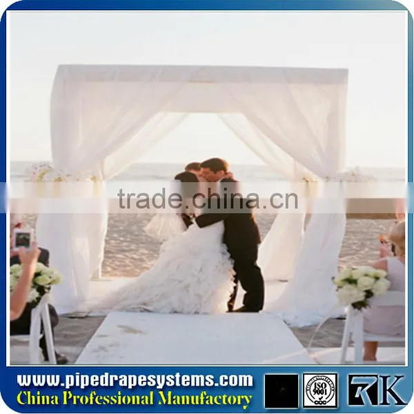 2016 Telescopic Wedding Decoration Pipe and Drape With Chiffon photo-3