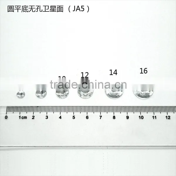WA5 Round Rivoli Faceted Flat Back Acrylic Jewels Rhinestones DIY Fashion Decoration, Craft Jewelry Fitting Garment Bags photo-3
