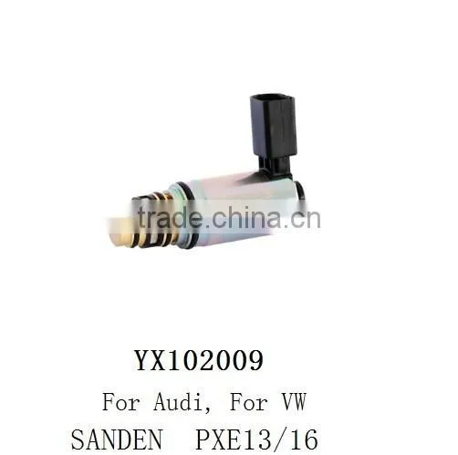 China Factory PXE13/16 Sanden Compressor Auto A/C Electron Control Valve For Audi photo-2