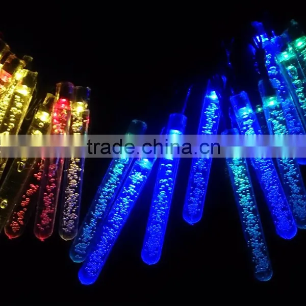 Led Christmas Wedding Party Holiday Indoor Outdoor Solar Battery PILLAR 20LEDS String Lights