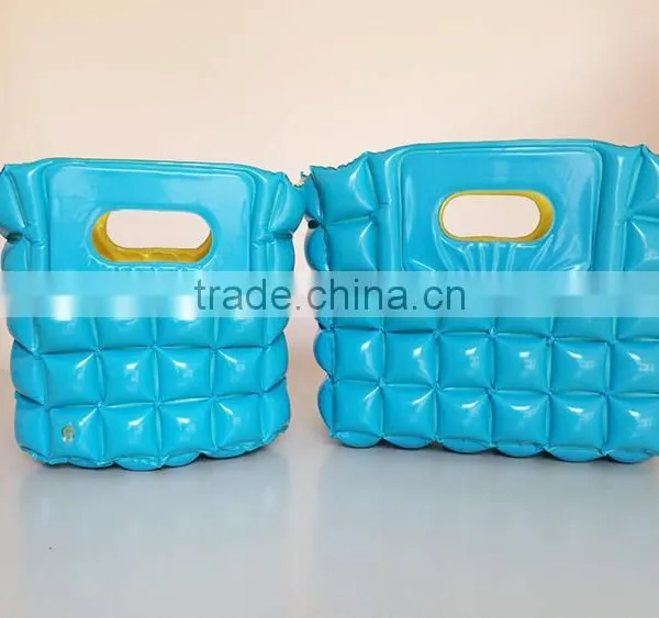 Portable Lightsome Green and Yellow Inflatable Bubble Beach Bag photo-5
