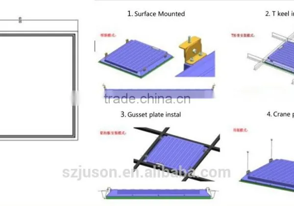 China 1w Smd 2835 Chip Led Ceiling Grid Light Application Led Panel Lighting for Sale photo-6