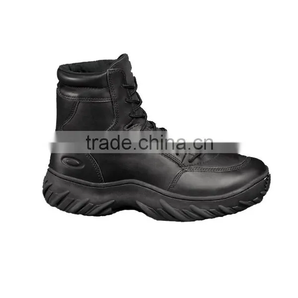 Black Mens High Top Safety Shoe, New Design Fashion Safety Work Shoe, Wholesale Safety Shoe Factory Price photo-2