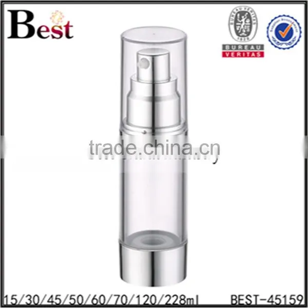 Cheap Empty Airless Bottle Packaging Clear Airless Bottle Natural Airless Bottle