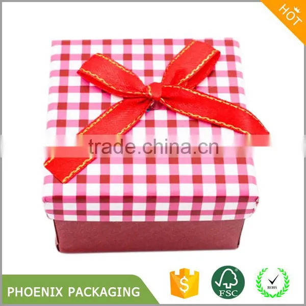 Paper Cardboard Square Ring Earring Jewelry Gift Boxes photo-2