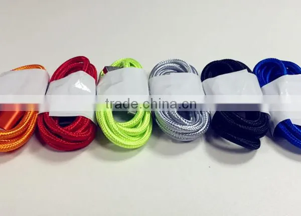 New Design Micro USB Data Charging Cable For Android USB Cord Braided Nylon Data Cable photo-3