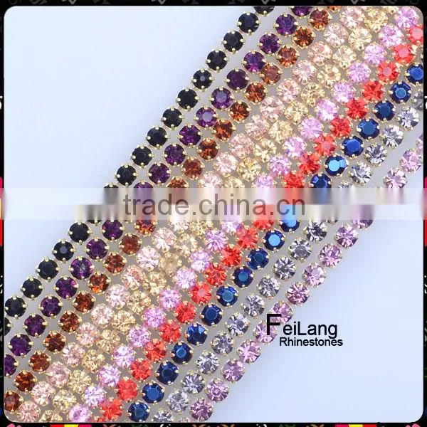 Small Size Rhinestone Crystal Chains for Crafts photo-3
