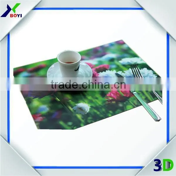 Fancy Promotional Placemat/3D Lenticular Placemat/3D Lenticular Coaster