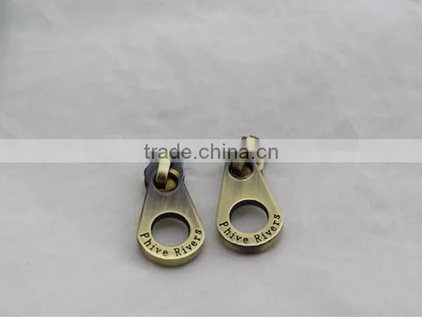 Classic Metal Zipper Slider Zip Puller Zipper Head for Bags photo-3