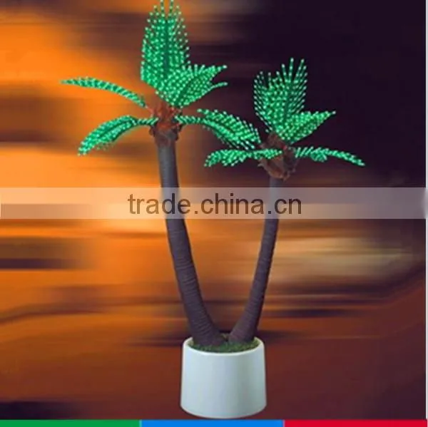 high quality artificial bonsai tree,artificial bonsai coconut,led landscape light